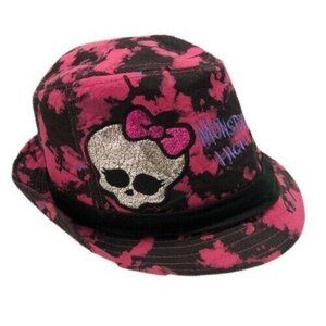2014 Mattel Monster High Fedora skeleton girls hat